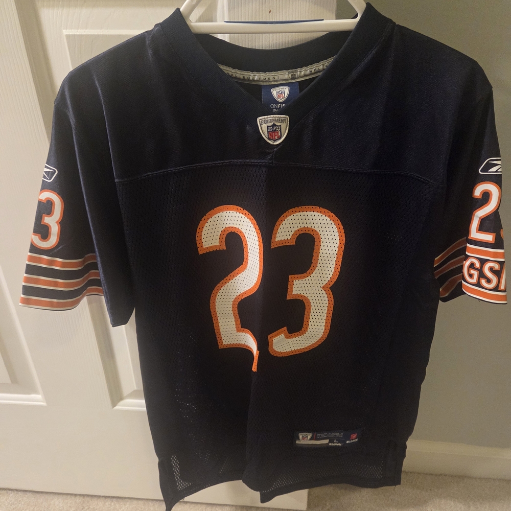 Reebok Kids Chicago Bears Navy and Orange Jersey